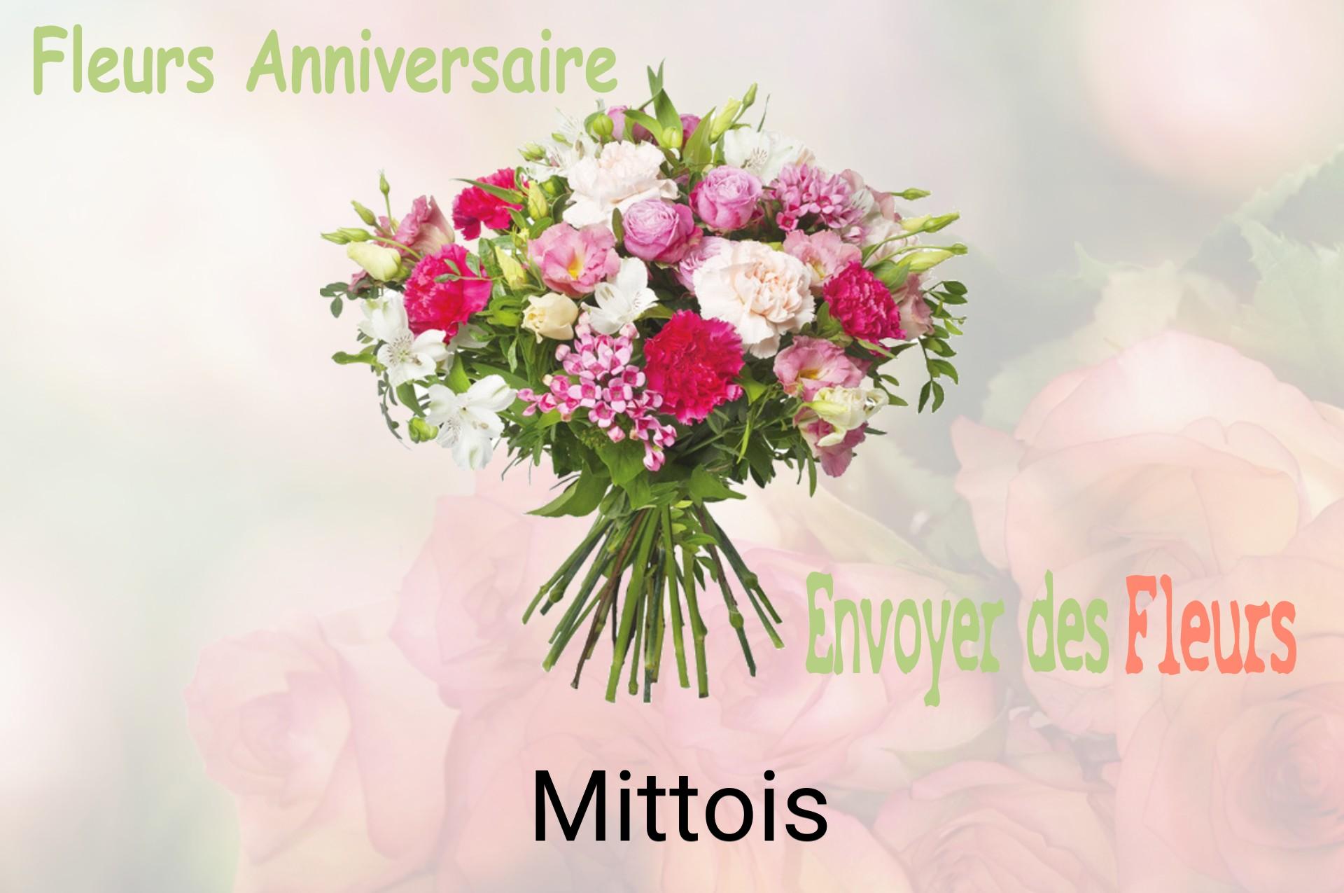 Bouquet de fleurs d’anniversaire livré à Mittois